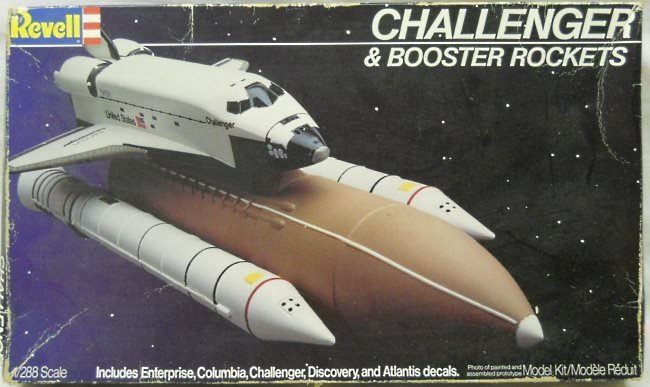 Revell 1/288 Challenger Space Shuttle with Boosters - Columbia / Enterprise / Atlantis / Discovery, 4528 plastic model kit
